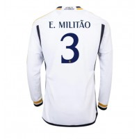 Real Madrid Eder Militao #3 Hjemmebanetrøje 2023-24 Langærmet